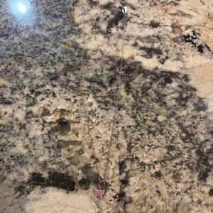 Pink butterfly necklace